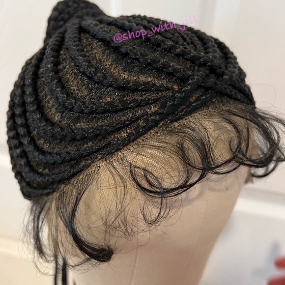30” Synthetic High Ponytail Cornrow Box braids All Lace Cap It#KA - Picture 9 of 16